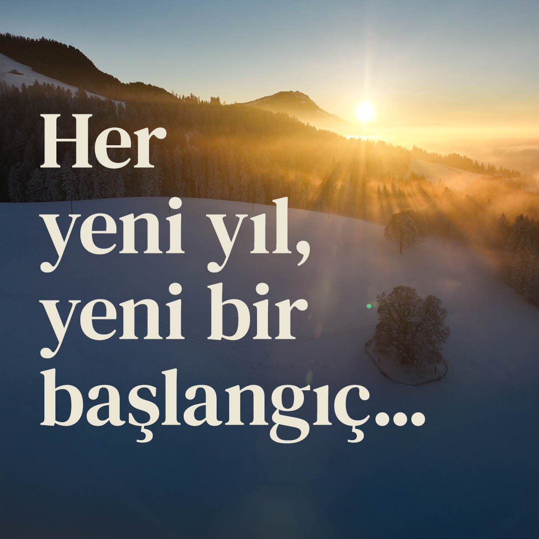 Bu yeni yıl, ülkemiz ve tüm dünya için umut, sağlık, mutluluk ve başarıyla dolu bir yıl olsun. Yeni yılınız kutlu olsun.