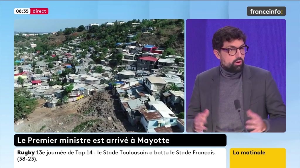 🔴Mayotte ➡️ "Ces bidonvilles ont été le fruit de constructions informelles. Évidemment, il faut reconstruire, mais reconstruire dans des conditions qui puissent affronter d’autres aléas climatiques", estime Philippe Da Costa.