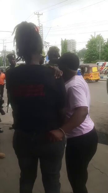 Some protesters arrested in Mombasa CBD during #EndAbductionsKE protests.
