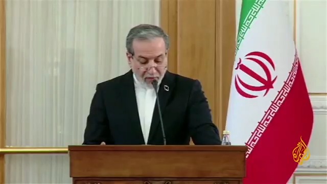 وزير الخارجية الإيراني: ندعو إلى تشكيل حكومة تضم كل الأطراف السورية، ونؤكد ضرورة حفظ الأمن والاستقرار #الأخبار #الجزيرة_سوريا