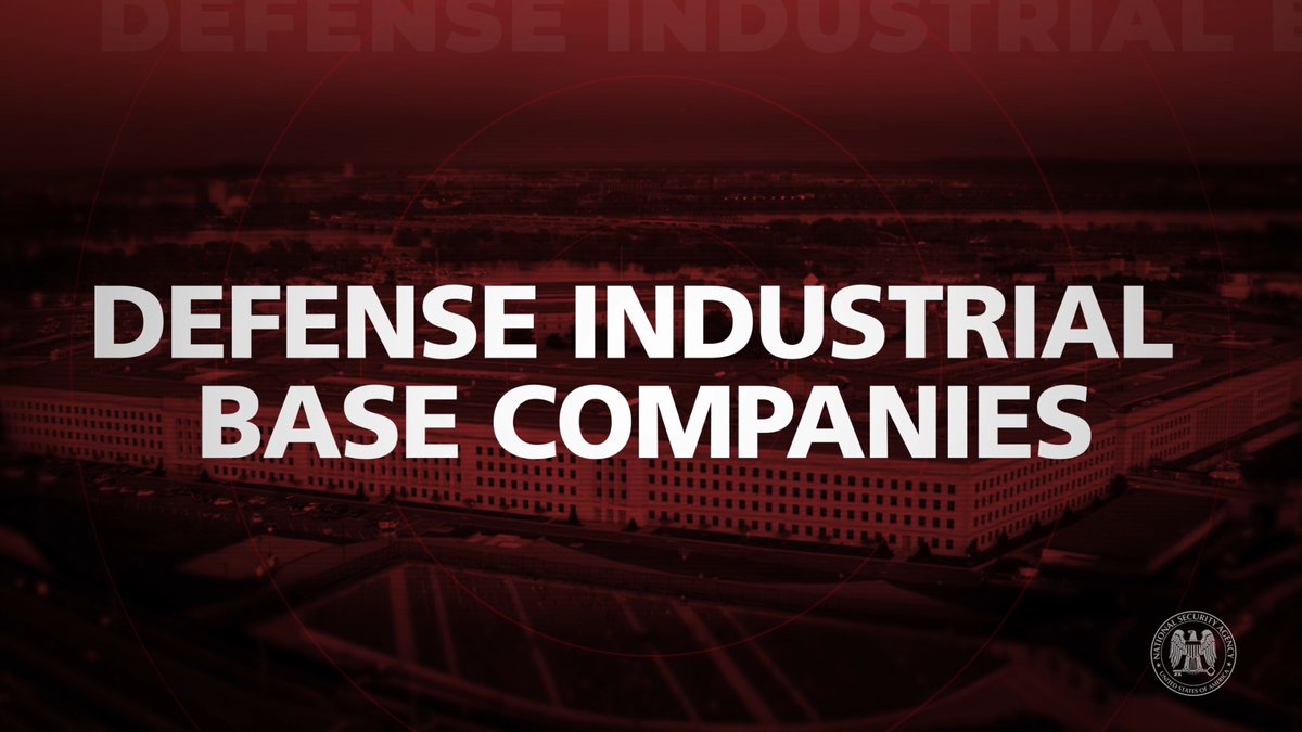 NSA understands the importance of Defense Industrial Base companies when it comes to national security. That's why we offer no-cost cybersecurity services to companies with an active DoD contract. Go to and select "Get Started" to join us in securing the future.
