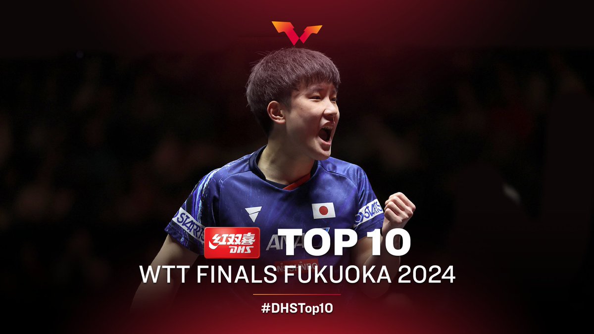 Raising the bar ☁️ Rehash the best jaw-droppers and show of pure skill back at #WTTFukuoka with the #DHSTop10 🔥 #WTTFinals #TableTennis
