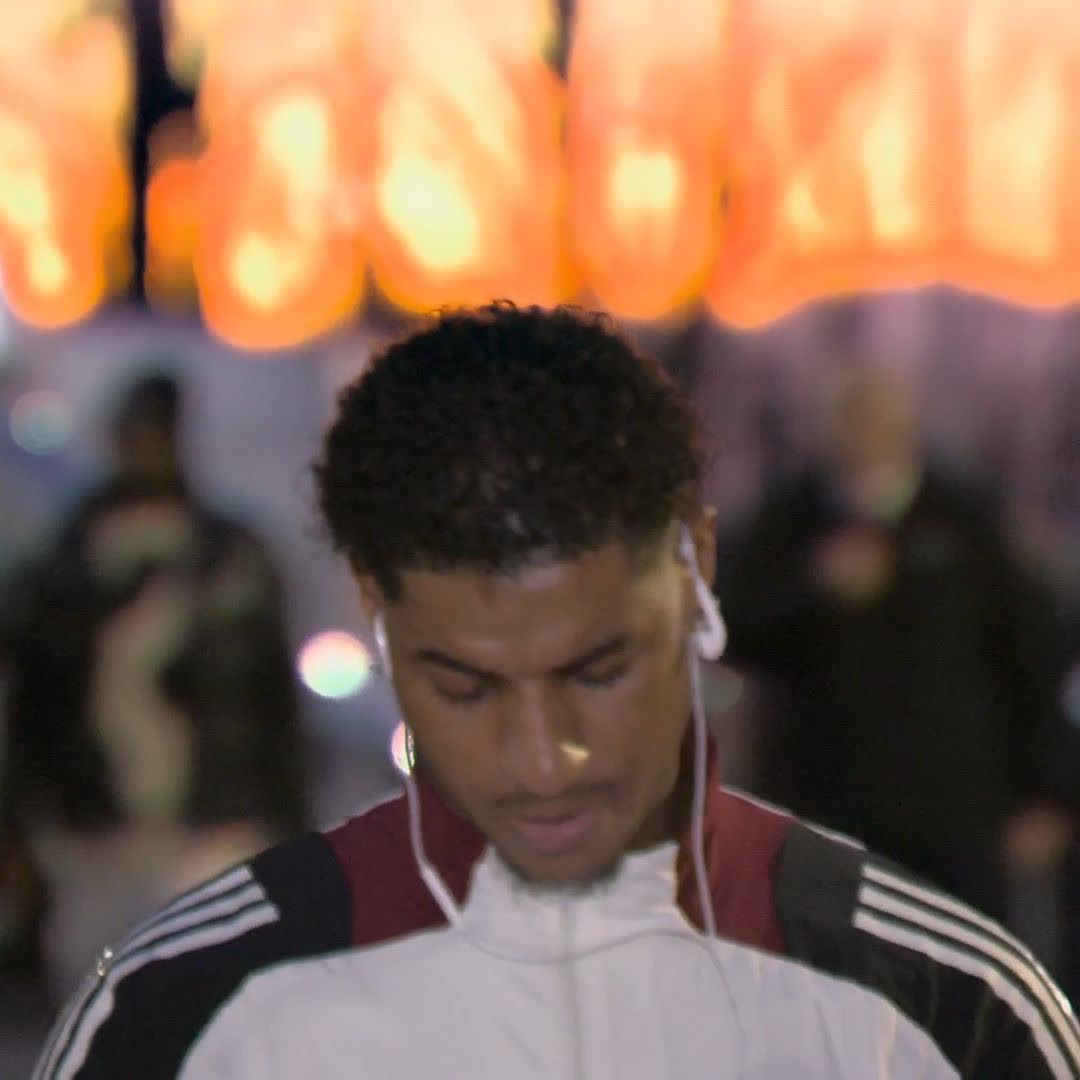 Marcus Rashford has arrived at Old Trafford ahead of tonight's match between Manchester United and Newcastle 🔴