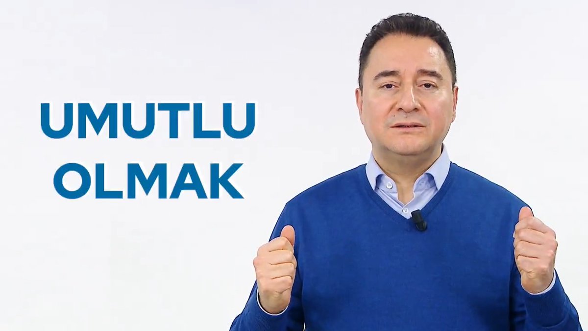 Türkiye için canla başla çalışmaya, umuda umut olmaya devam. Herkesin yeni yılı kutlu olsun. #DamlaDamlaUmuda