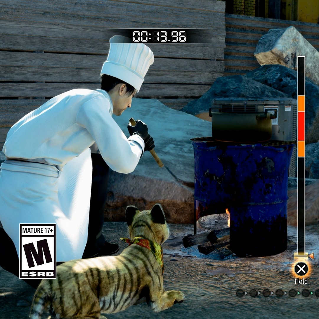 Hollup… Let him cook👨‍🍳 What do you think Majima will whip-up in Like a Dragon: Pirate Yakuza in Hawaii, matey?🍽️