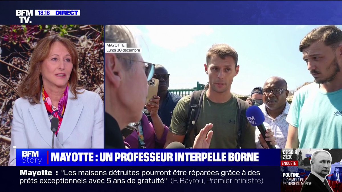 💬 "Il y a un problème de manque d'empathie" Ségolène Royal réagit aux images d'Élisabeth Borne tournant le dos à un professeur de Mayotte au cours d'une discussion sur le manque de nourriture et d'eau potable dans les bidonvilles