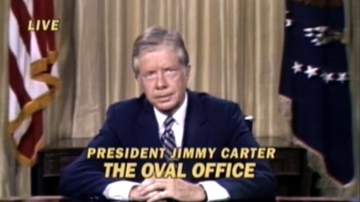 "Human identity is no longer defined by what one does, but by what one owns." Jimmy Carter