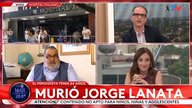 Carolina Amoroso: "Hay periodistas buenos, hay periodistas muy buenos y hay periodistas necesarios, que entran en otra categoría: ese es el caso de Lanata"