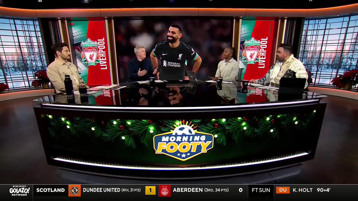 "We are far away from that [contract]." 😮 Nico Cantor, Geoff Shreeves Michael Lahoud &amp; Alexis Guerreros discuss Mohamed Salah's recent comments regarding his contract negotiations following Liverpool's 5-0 win vs. Aston Villa 🏴󠁧󠁢󠁥󠁮󠁧󠁿