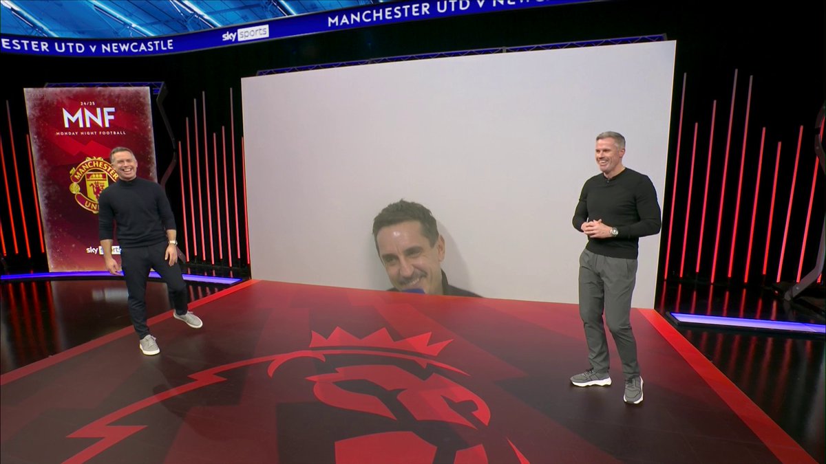 "Manchester United can't go any lower than they currently are" "It's entirely possible, Gary Neville" 😂