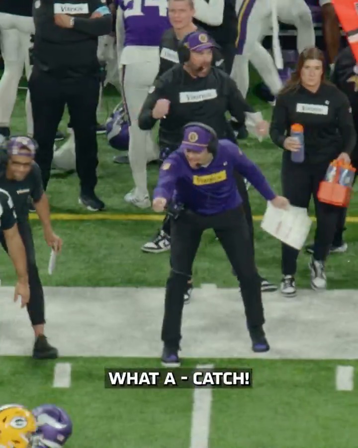 "THAT'S BALLGAME!!!" KO was mic'd up yesterday and he was like all of us on that game-sealing catch.