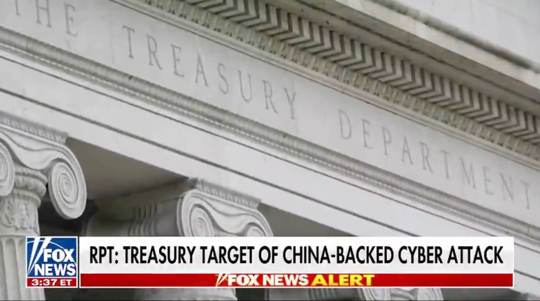 US Treasury says they’ve been hacked by China!! Am I the only one that’s calling BULLSHlT here? It’s just really convenient timing for this IMO…