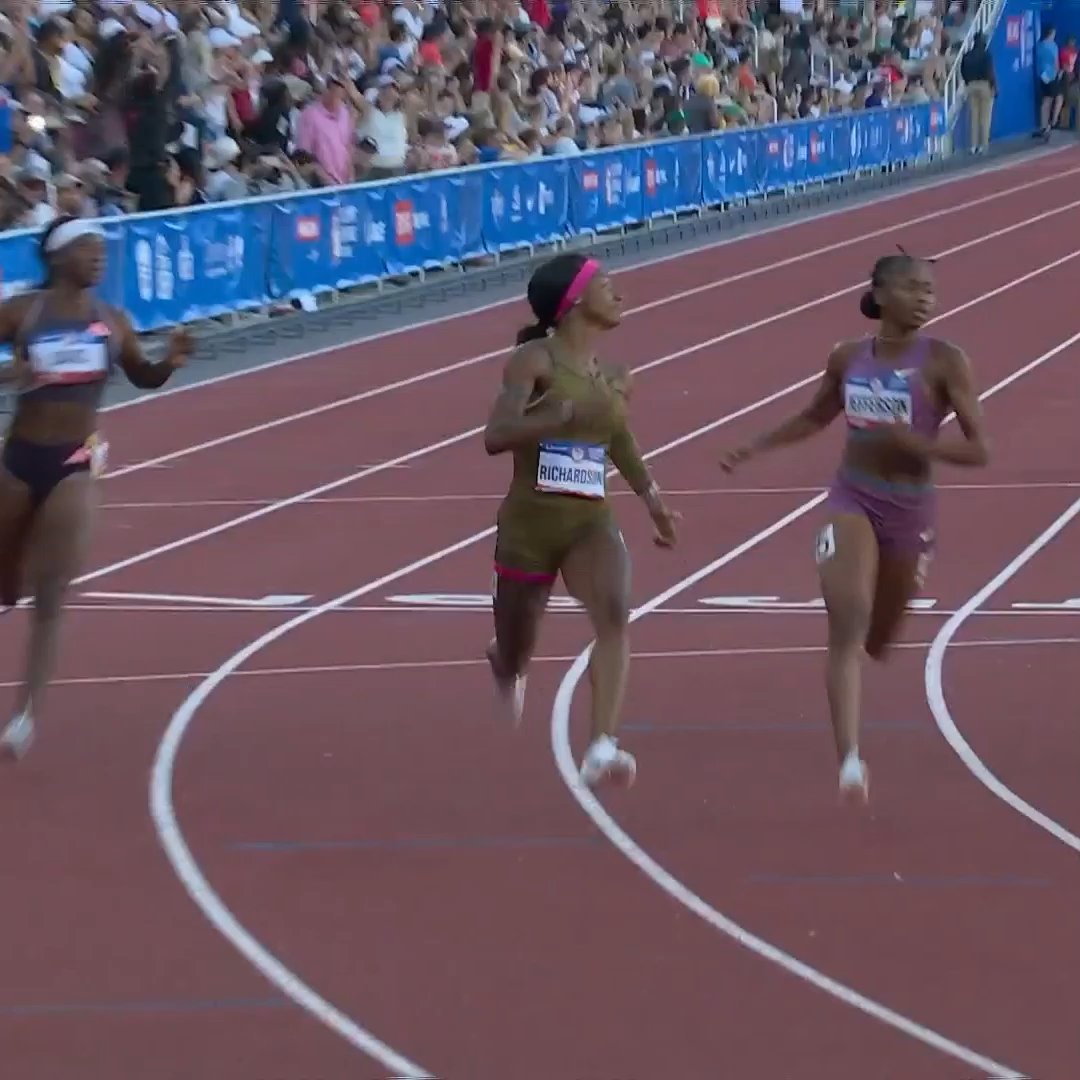 Sha'Carri Richardson becoming the Olympic Trials champion