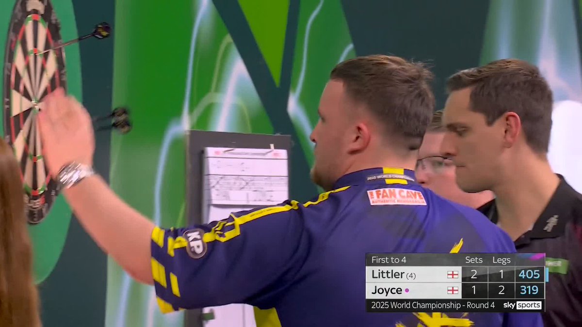 JOYCE HAS LEVELLED!! Luke Littler has a real battle on his hands here! This is some response from Ryan Joyce as he comes from 2-0 down to level! 📺 #WCDarts