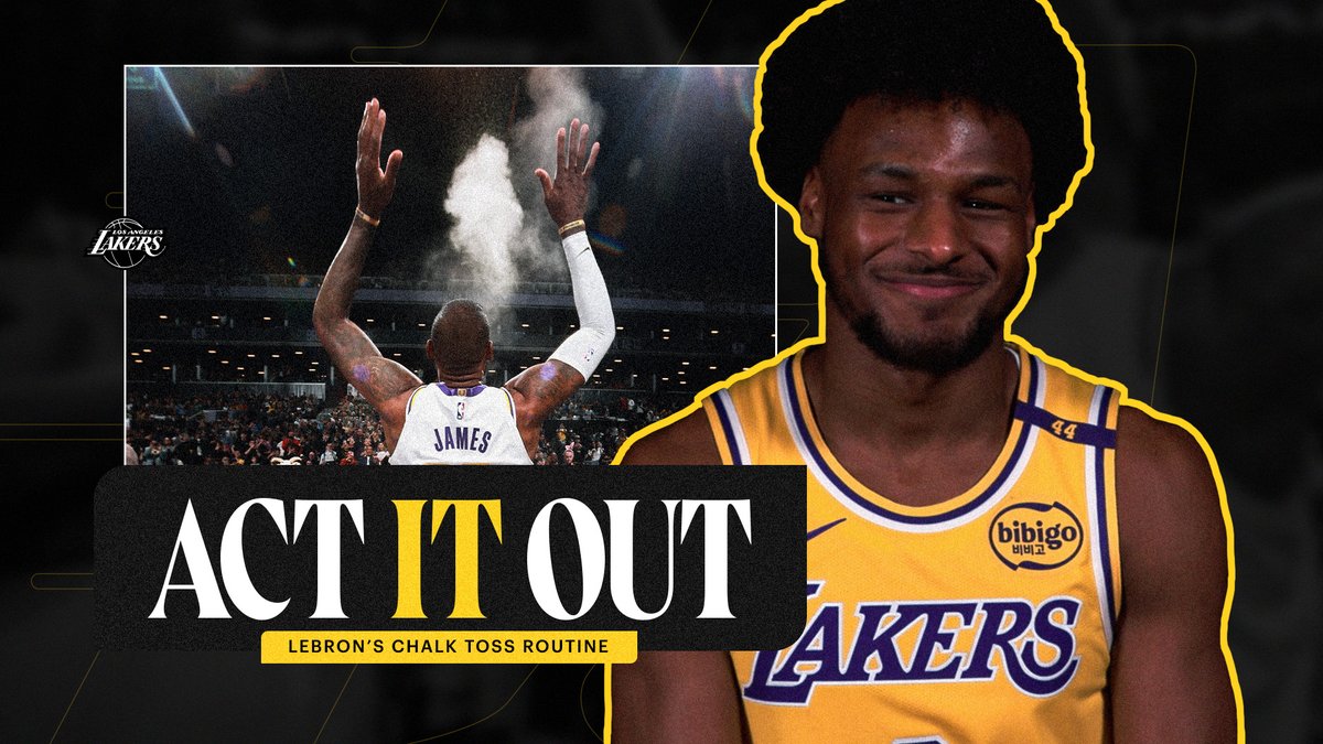 Had the squad recreate the most iconic pregame routine 😮💨