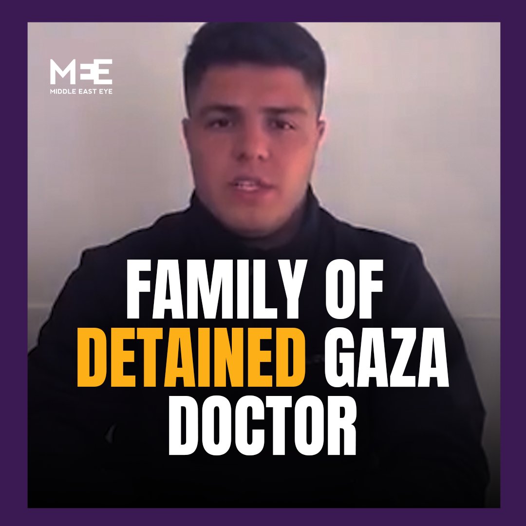 The son of Dr. Hussam Abu Safiya urgently appealed to the international community to take action for the release of his father, the director of Kamal Adwan Hospital, which was raided by Israeli forces on Friday.