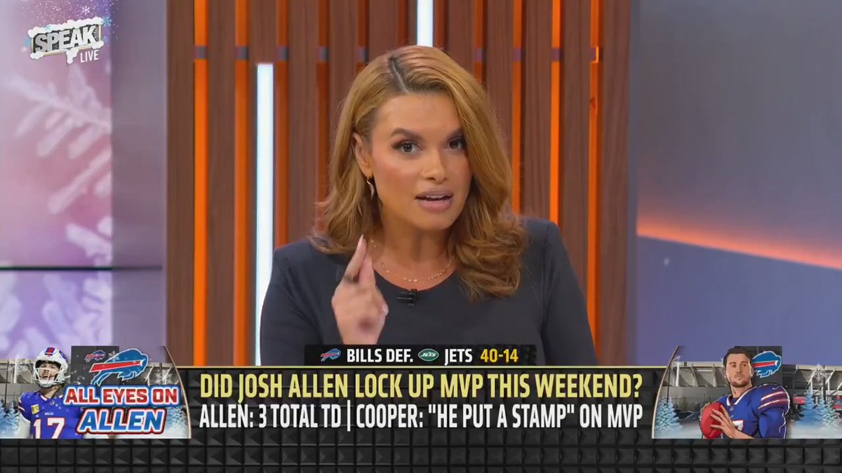 .Joy Taylor: Saquon Barkley should be the MVP, but he won't win because he plays running back.