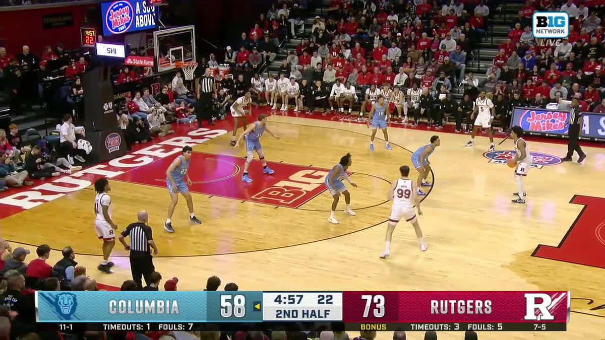 DYLAN HARPER TRIPLE-DOUBLE!!!🔥💪 This is the first triple-double for Rutgers since Roy Hinson in 1983. #TheKnighthood🛡️⚔️ 📺: Big Ten Network