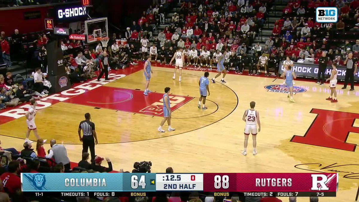 Peter Noble 3️⃣ to close us out tonight!🔥 #TheKnighthood🛡️⚔️ 📺: Big Ten Network