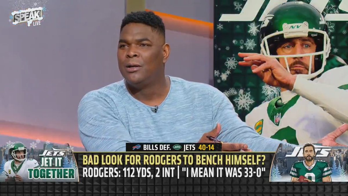 .Keyshawn Johnson: Aaron Rodgers quit! "He decided to take his ball and go home because he wasn't getting his way."