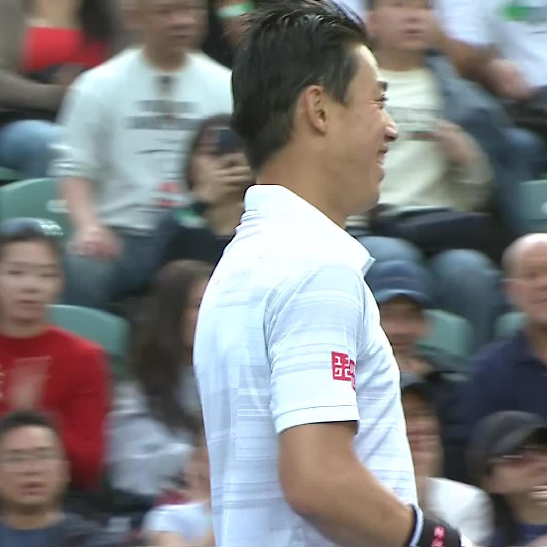 Dominant display 💪 Clinical Kei Nishikori dispatches Shapovalov 6-2 6-3 to move on in Hong Kong Kei Nishikori #BOCHKTO