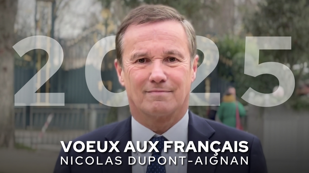 Bonne année 2025 à tous ! L’année du renouveau démocratique avec une élection présidentielle permettant au peuple Français de reprendre la maîtrise de son destin !