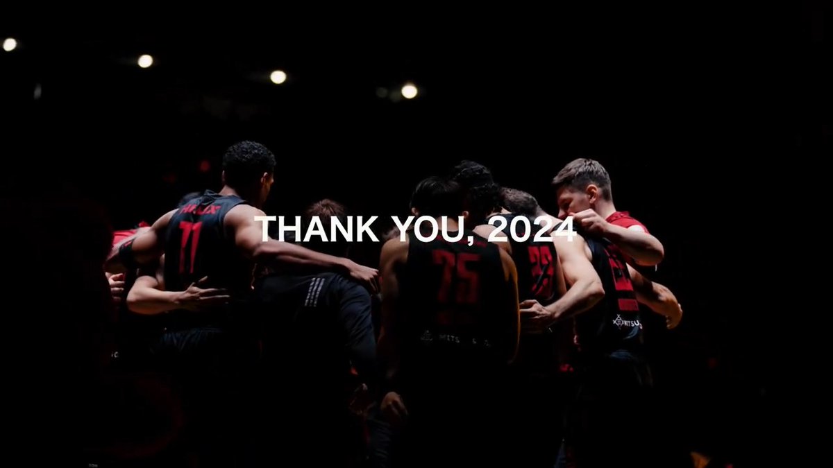 𝐓𝐇𝐀𝐍𝐊 𝐘𝐎𝐔, 𝟐𝟎𝟐𝟒 2024年、どんな時も"WE"の力で進み続けることができました。たくさんのご声援、本当にありがとうございました。 皆さま、良いお年をお迎えください。 #アルバルク東京 #WE #ONERISE #Bリーグ