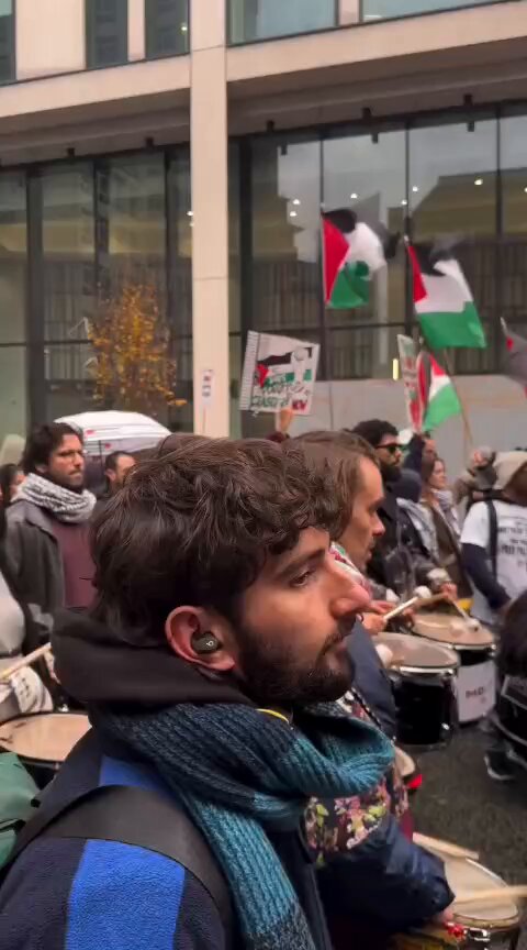 Scenes from the massive protests in Manchester, UK to support Palestine over the past year.