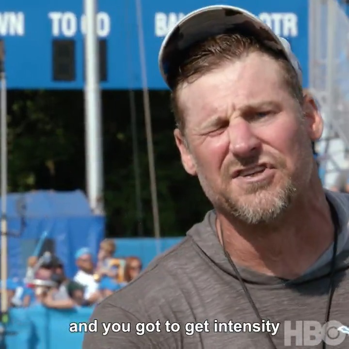 From training camp to week 17, Dan Campbell's never been about going half-speed 💪 #HardKnocks