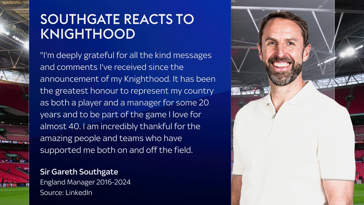 "I'm delighted for him" Jamie Carragher, Gary Neville & Alan Smith react to Gareth Southgate receiving a knighthood 🏴