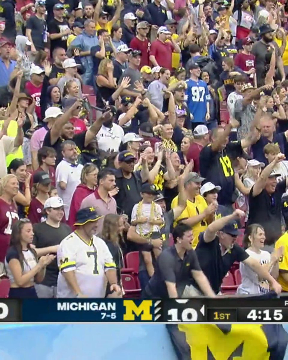 Michigan is starting hot against Alabama! The Crimson Tide entered the game as 16.5 point favorites 😳