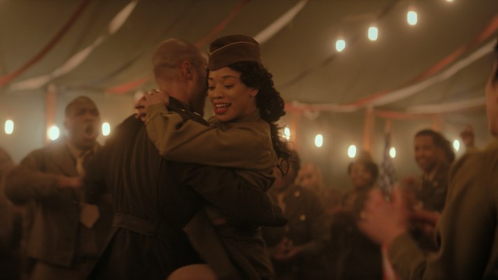 Fun fact: the dance and marching scenes in The Six Triple Eight were choreographed by the iconic Debbie Allen!