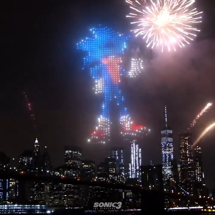 Ringing in the New Year, Team Sonic-style. #SonicMovie3 #NYE