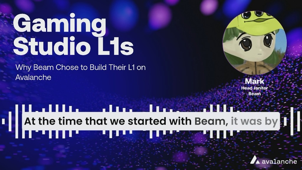 Choose the wrong tech stack in web3 and it's game over. For founders, picking the right place to build is a big decision they must make early on. Scaling, cost, and user experience are all important factors. Here's Beam on why they built their gaming studio L1 on Avalanche 👇