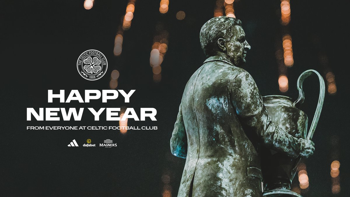 Happy New Year from everyone at Celtic Football Club! 🎆 #happynewyear2025 | #CelticFC🍀