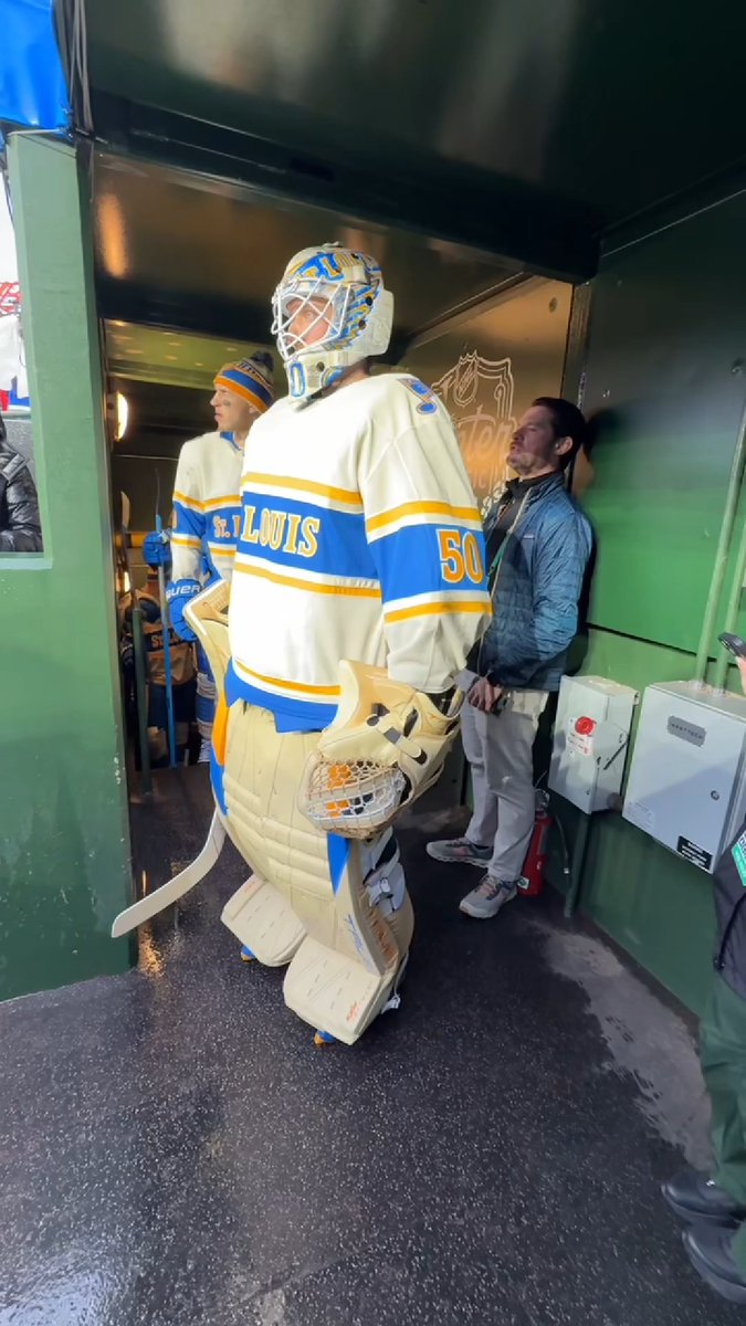Here come your St. Louis Blues. #WinterClassic