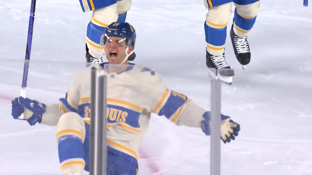 The first goal of the #WinterClassic belongs to Mr. 1,000 Games himself - Cam Fowler. #stlblues