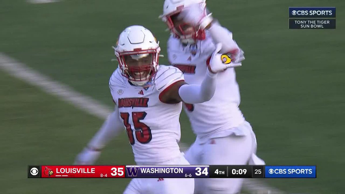 ANTONIO WATTS MAKES THE PLAY FOR Louisville Football!!