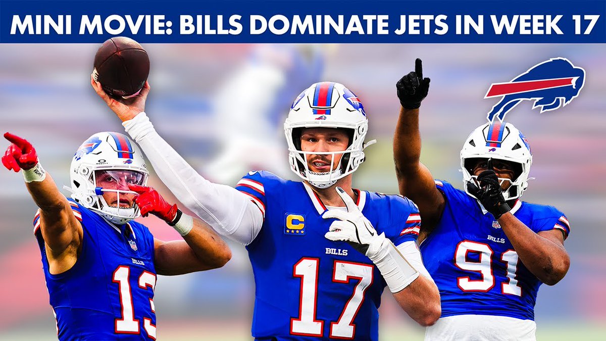 8-0 at home during the regular season. The Week 17 Mini-Movie. 🎬 #BillsMafia