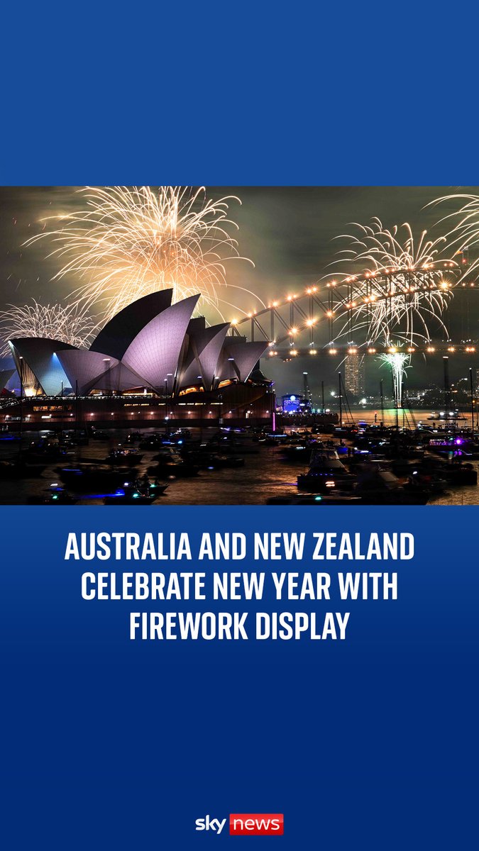 Australia and New Zealand greeted the new year with stunning fireworks displays...