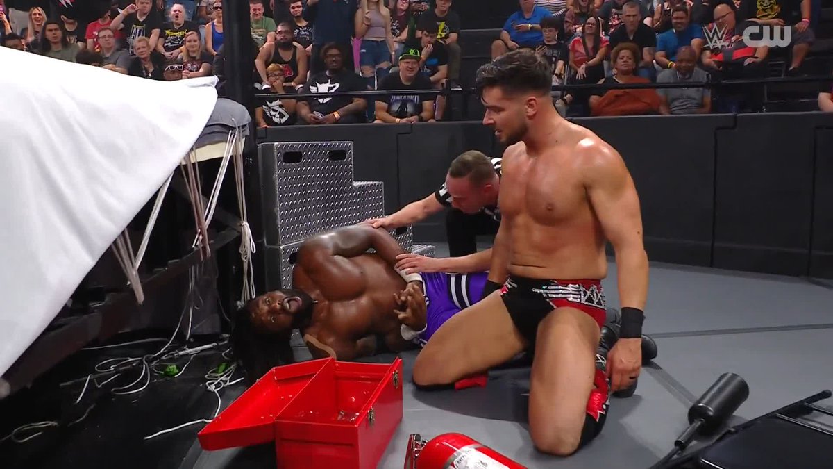 Somebody stop him! 😲 “All Ego” Ethan Page has gone too far once again... 😡 #WWENXT