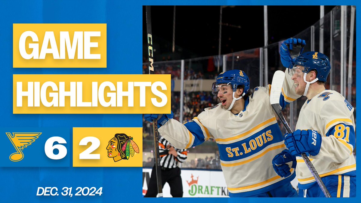 From Wrigley Field, that’s a winner! #stlblues | STLChildrensHospital