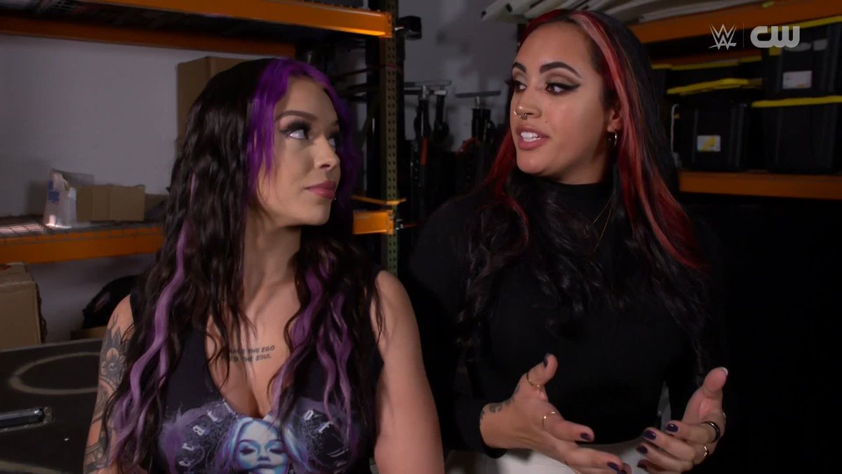 Oh this is going to be good! 🙌 After a brawl backstage, A V A lets @CoraJadeWWE know we'll have a Women's North American Title No. 1 Contenders Fatal 4-Way Match NEXT WEEK at #NewYearsEvil! 😈 #WWENXT
