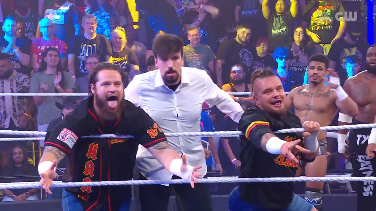 He accepted! 🙌 Andre Chase | twitch.tv/ChaseUniversity is Hank Walker and Tank Ledger's tag team partner! 👊 #WWENXT