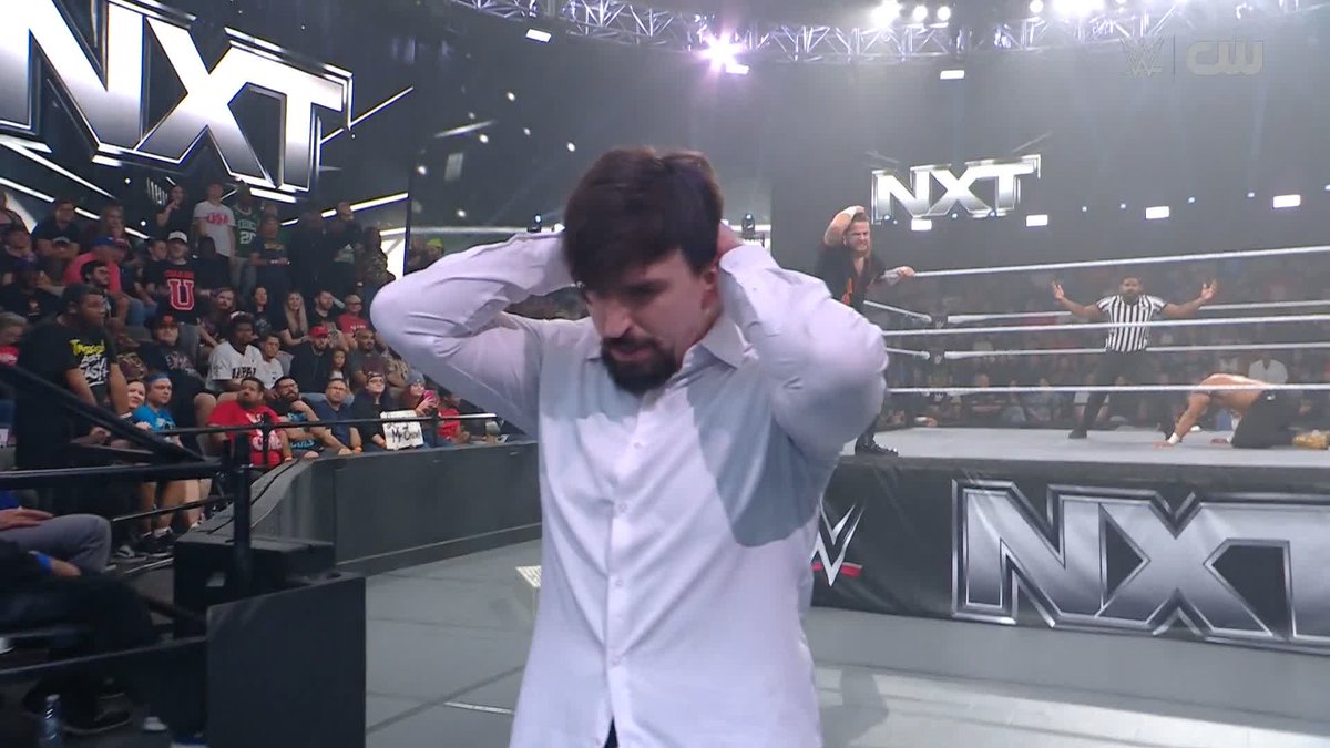 😔 😔 😔 It hurts to see Andre Chase | twitch.tv/ChaseUniversity like this... 💔 #WWENXT