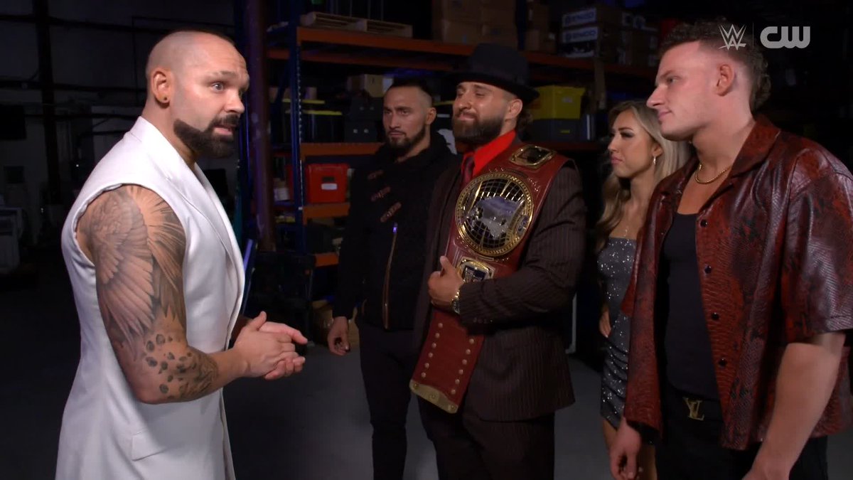 There is A LOT going on backstage right now. 👀 #WWENXT