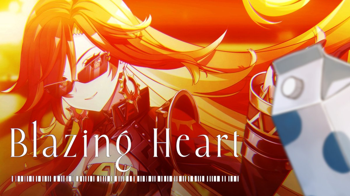 【動画投稿】 『原神』の最新曲「Blazing Heart」の歌ってみたを投稿しました!  ̄ ̄ ̄ ̄ ̄ ̄ ̄ ̄ ̄ ̄ ̄ ウォルピスカーター(cover) 「Blazing Heart」  ̄ ̄ ̄ ̄ ̄ ̄ ̄ ̄ ̄ ̄ ̄ #PR #マーヴィカと行こう #BlazingHear #原神