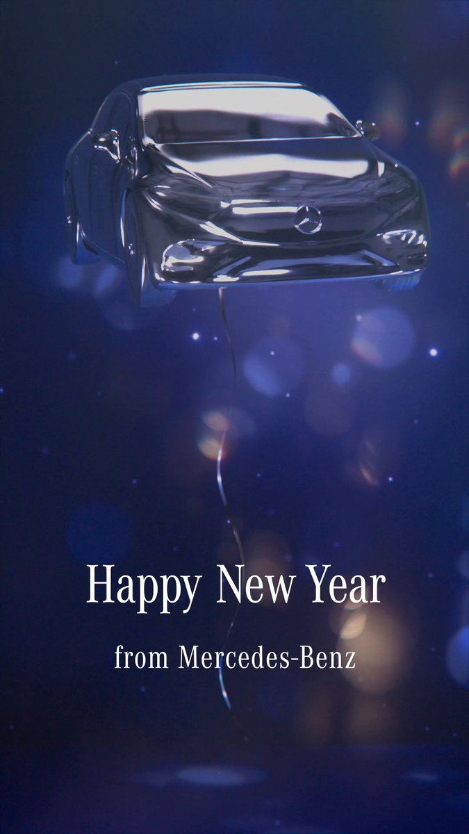 Happy New Year from Mercedes-Benz 🎈. #MercedesBenz