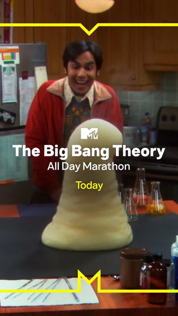 Bring in the NEW YEAR with a BANG – tune in to the Big Bang Theory marathon ALLL DAYY LONG on MTV! 🧬
