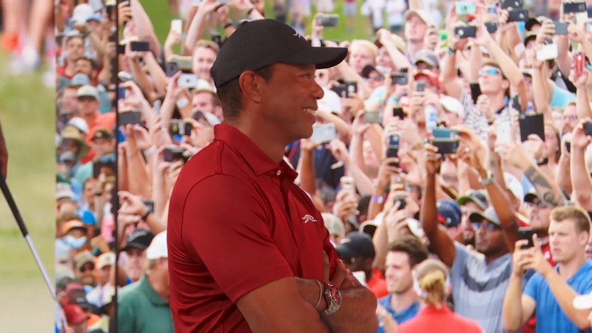 Hello, New World. Thank you for testing out our new digs, Tiger Woods.
